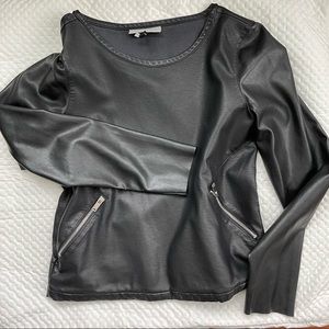 Vegan Leather top